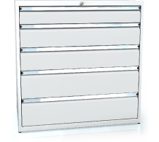 Drawer cabinet 1018 x 1014 x 600 - 5x drawers